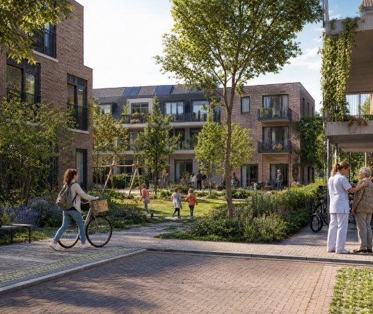 Bewoners in gesprek