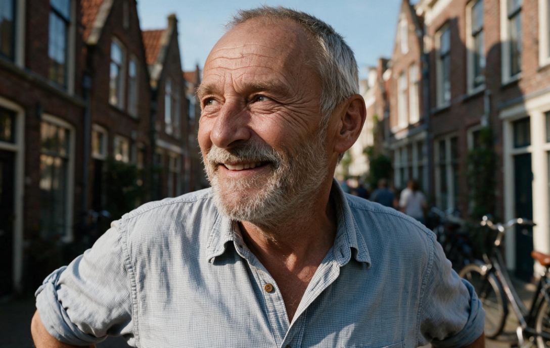 Foto van een man